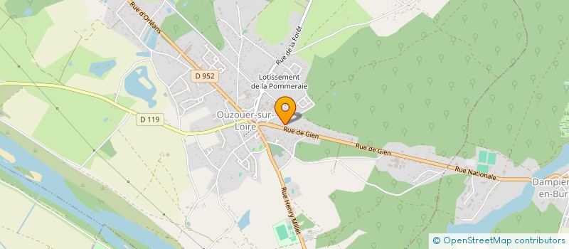 localisation de l'entreprise MONSIEUR ANDRE FUMEY à OUZOUER-SUR-LOIRE