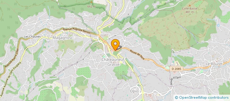 localisation de l'entreprise MONSIEUR ANDRE FUNEL  CHATEAUNEUF-GRASSE