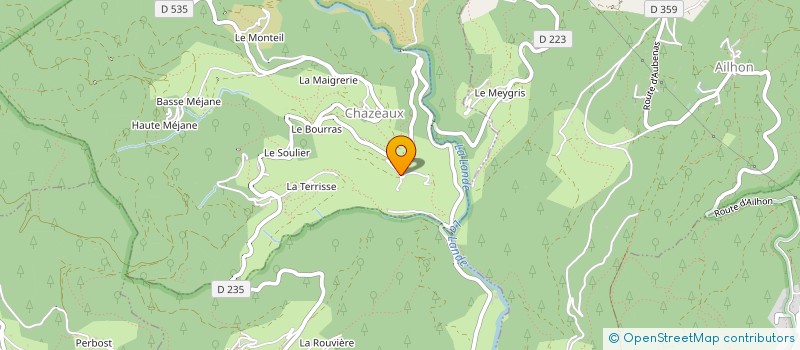 localisation de l'entreprise MONSIEUR ANDRE FURMAN  VINEZAC