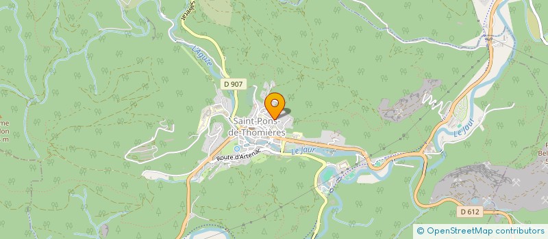 localisation de l'entreprise MONSIEUR ANDRE GACIA  SAINT-PONS-DE-THOMIERES