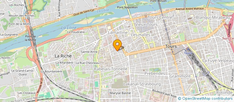 localisation de l'entreprise MONSIEUR ANDRE GAILLARD à TOURS