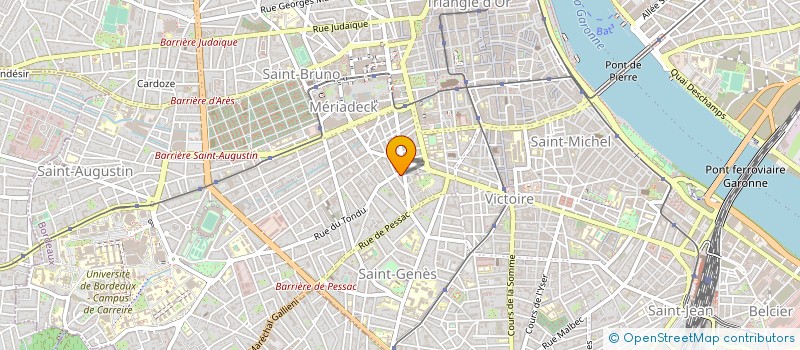 localisation de l'entreprise MONSIEUR ANDRE GALHARRET  BORDEAUX