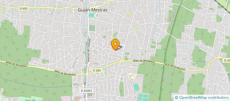 localisation de l'entreprise MONSIEUR ANDRE GALLIN  GUJAN MESTRAS