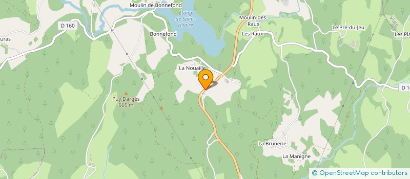 localisation de l'entreprise MONSIEUR ANDRE GALPIN  SAINT-HILAIRE-LES-COURBES