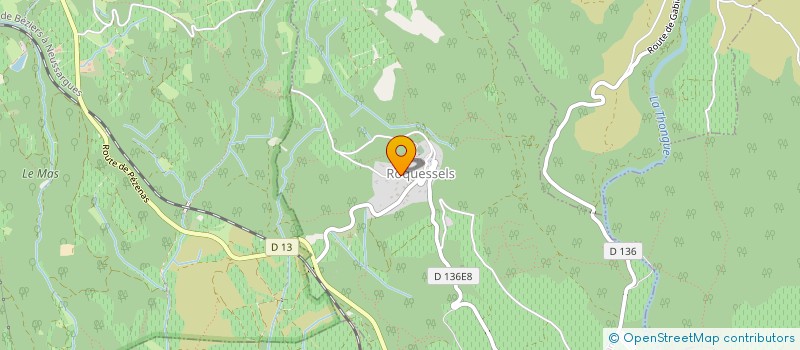 localisation de l'entreprise MONSIEUR ANDRE GALY  ROQUESSELS