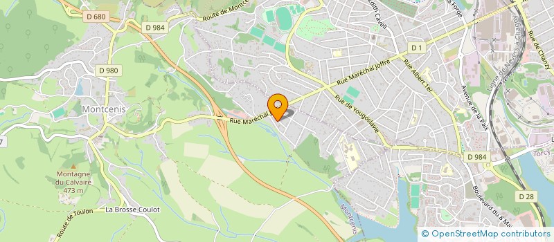 localisation de l'entreprise MONSIEUR ANDRE GAMBUT  MONTCENIS