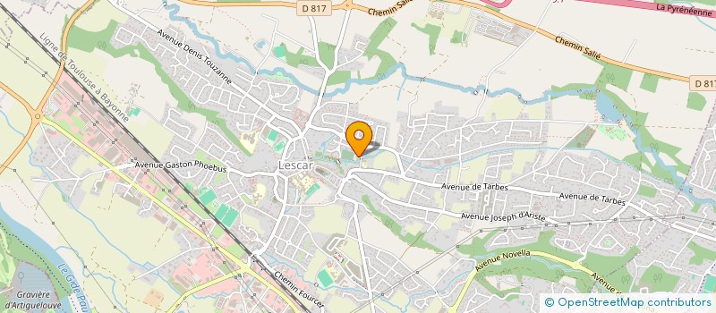 localisation de l'entreprise MONSIEUR ANDRE GAONAC'H  LESCAR