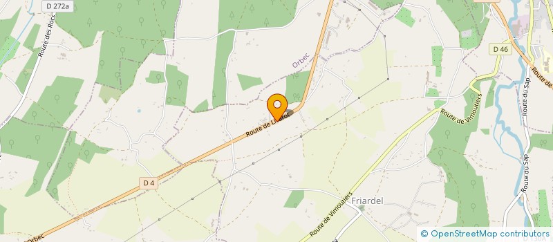 localisation de l'entreprise MONSIEUR ANDRE GAREY  SAINT-GERMAIN-LA-CAMPAGNE