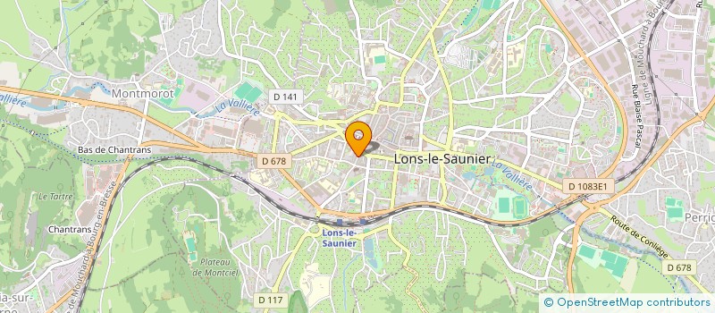 localisation de l'entreprise MONSIEUR ANDRE GARNIER  LONS-LE-SAUNIER