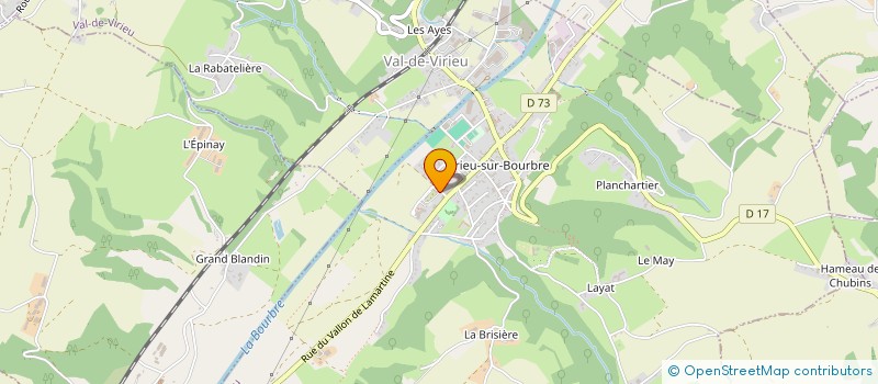 localisation de l'entreprise MONSIEUR ANDRE GARNIER à VAL-DE-VIRIEU