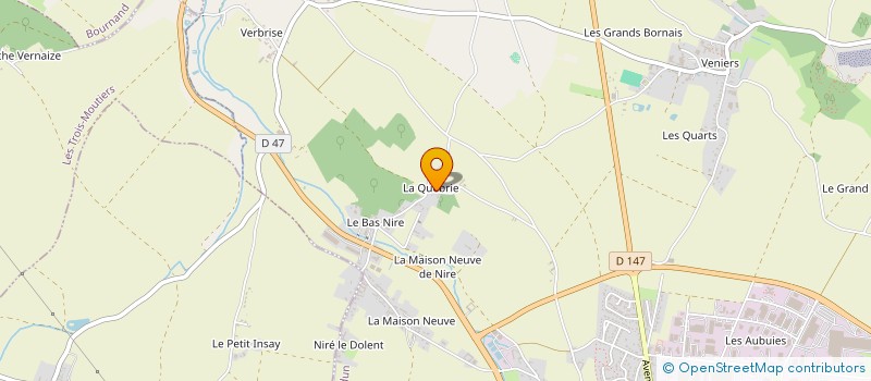 localisation de l'entreprise MONSIEUR ANDRE GARNIER à NUEIL-SOUS-FAYE