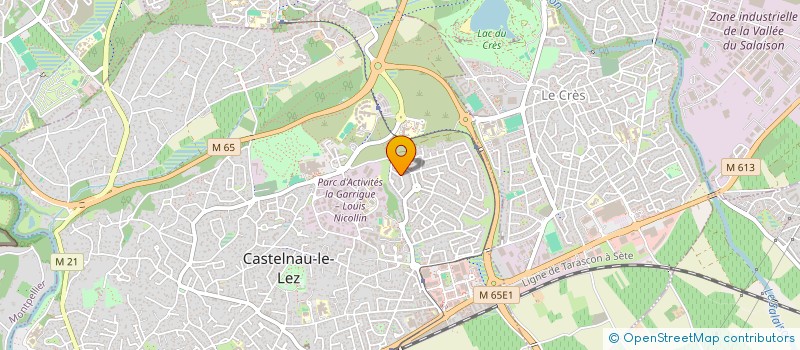localisation de l'entreprise MONSIEUR ANDRE GARRONE  CASTELNAU-LE-LEZ