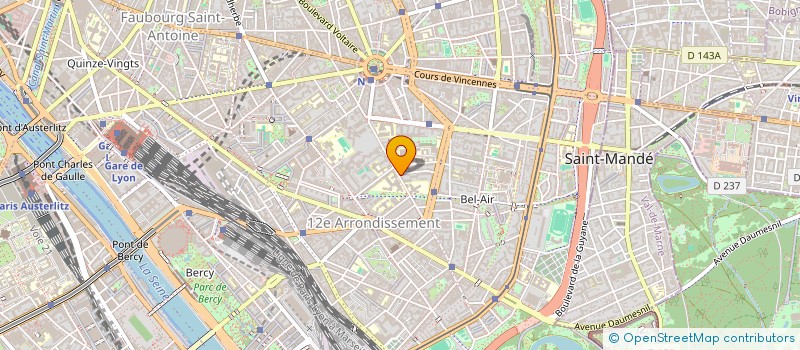 localisation de l'entreprise MONSIEUR ANDRE GATTOLIN  PARIS