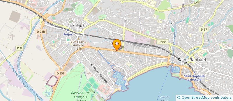 localisation de l'entreprise MONSIEUR ANDRE GAUCHER à FREJUS