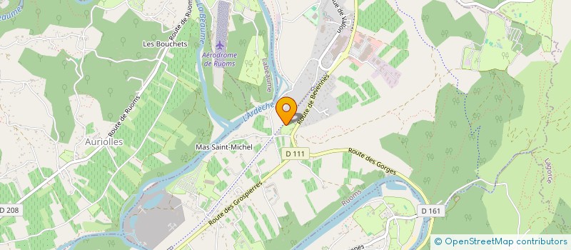 localisation de l'entreprise MONSIEUR ANDRE GAUDE  RUOMS