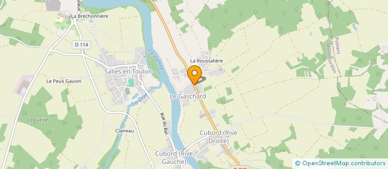 localisation de l'entreprise MONSIEUR ANDRE GAUDEL à VALDIVIENNE