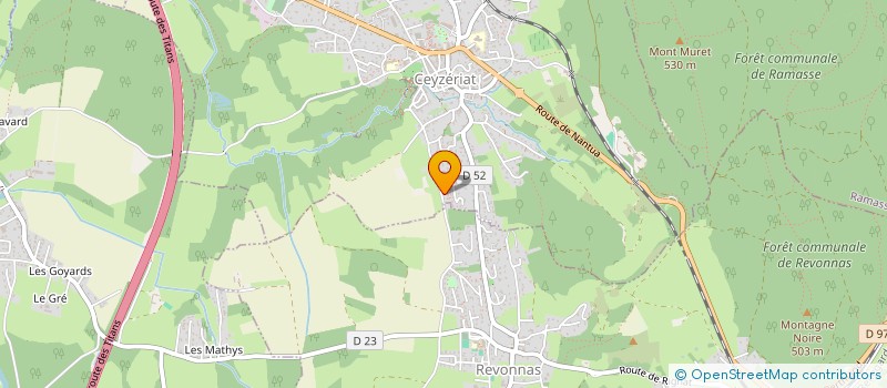 localisation de l'entreprise MONSIEUR ANDRE GAUDET  JASSERON