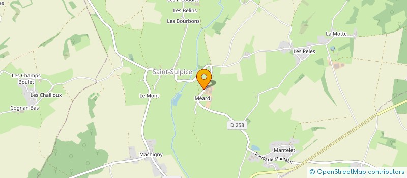 localisation de l'entreprise MONSIEUR ANDRE GAUME à ST-SULPICE