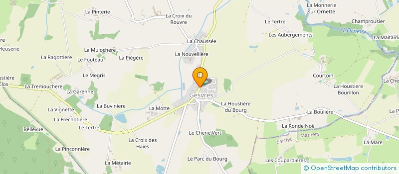 localisation de l'entreprise MONSIEUR ANDRE GAUTIER  GESVRES