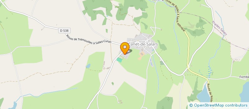 localisation de l'entreprise MONSIEUR ANDRE GAYRAUD  CANET-DE-SALARS