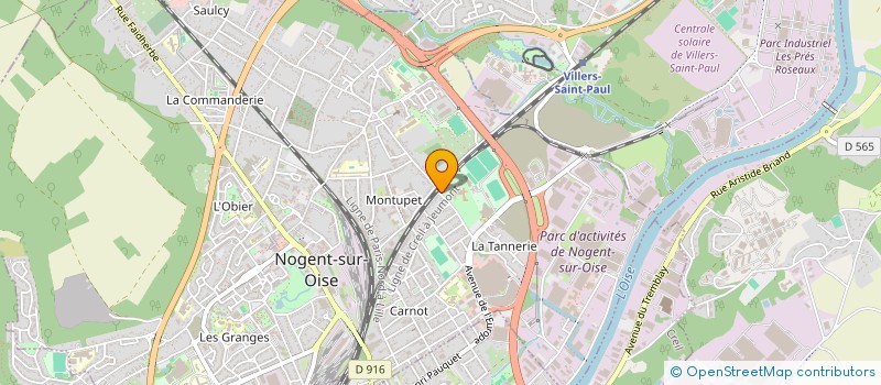 localisation de l'entreprise MONSIEUR ANDRE GAZEAU  NOGENT-SUR-OISE