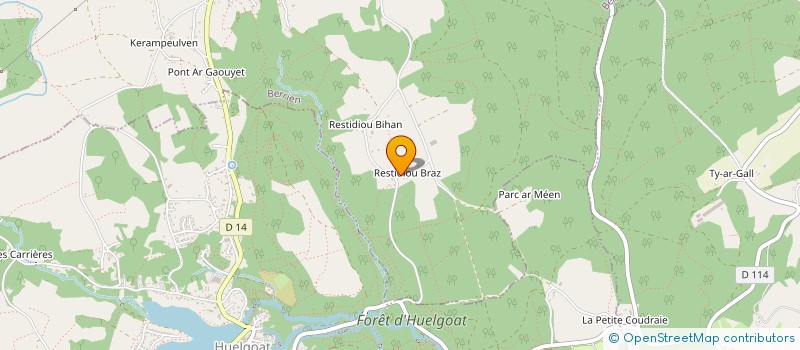 localisation de l'entreprise MONSIEUR ANDRE GEFFROY  BERRIEN