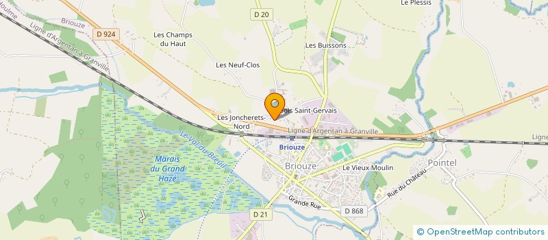 localisation de l'entreprise MONSIEUR ANDRE GEHAN à BRIOUZE