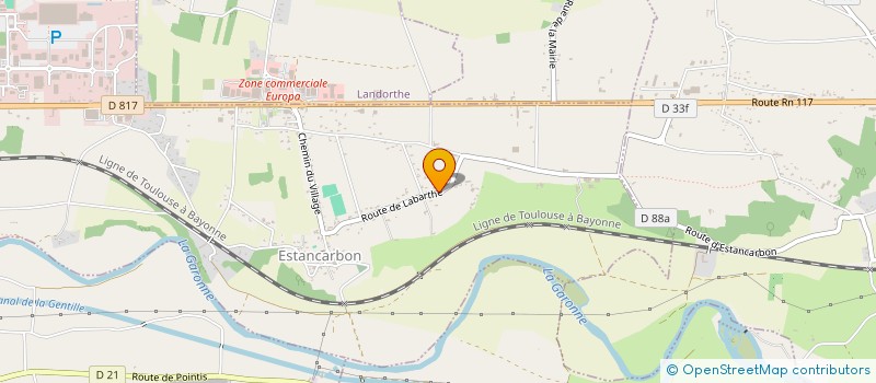 localisation de l'entreprise MONSIEUR ANDRE GENCE  ESTANCARBON