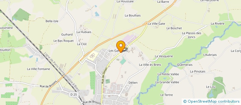 localisation de l'entreprise MONSIEUR ANDRE GENDROT  CAULNES