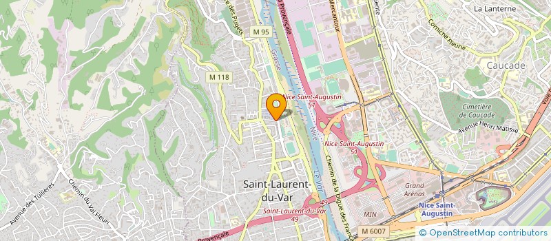 localisation de l'entreprise MONSIEUR ANDRE GENTOLI à SAINT-LAURENT-DU-VAR