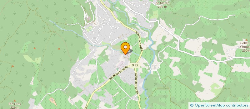 localisation de l'entreprise MONSIEUR ANDRE GERARD à COTIGNAC