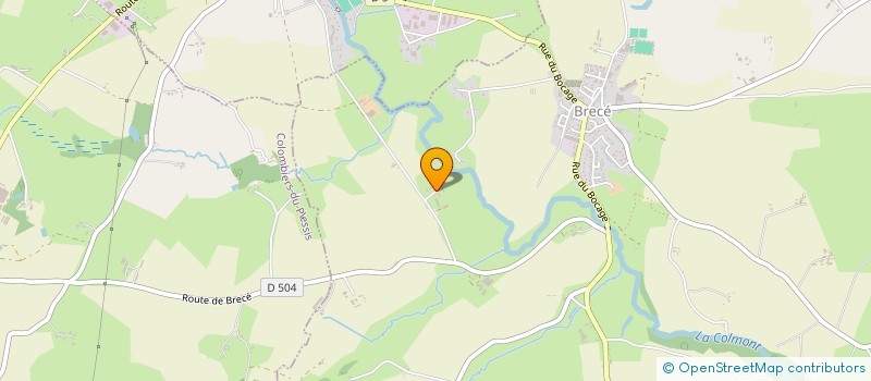 localisation de l'entreprise MONSIEUR ANDRE GERAULT  BRECE