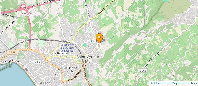 localisation de l'entreprise MONSIEUR ANDRE GEROLAMI SANTANDREA à SAINT-CYR-SUR-MER