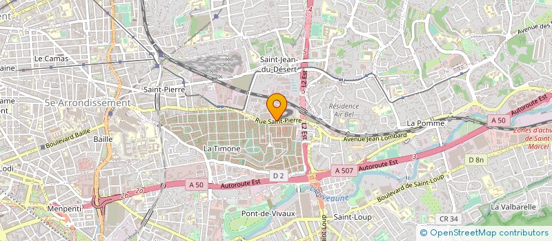 localisation de l'entreprise MONSIEUR ANDRE GERVAIS  MARSEILLE