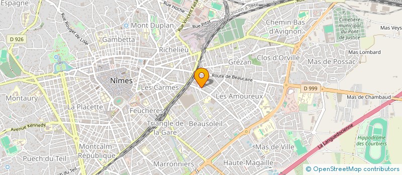 localisation de l'entreprise MONSIEUR ANDRE GIBERT à NIMES