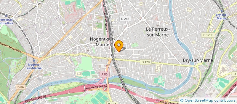 localisation de l'entreprise MONSIEUR ANDRE GICQUIAU à LE PERREUX-SUR-MARNE
