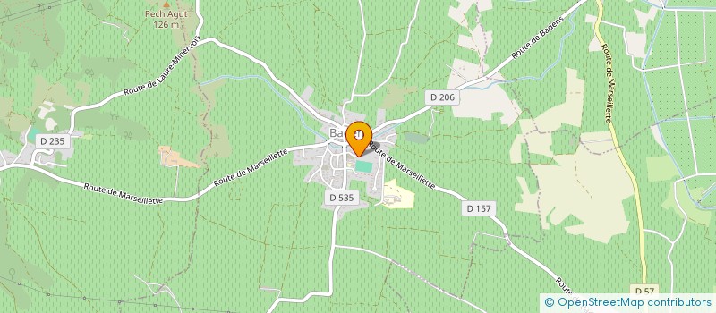 localisation de l'entreprise MONSIEUR ANDRE GIEULLES  BADENS