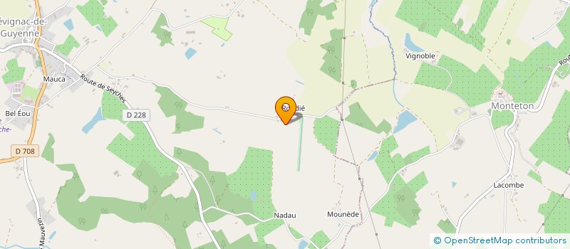 localisation de l'entreprise MONSIEUR ANDRE GIGNOL  LEVIGNAC-DE-GUYENNE