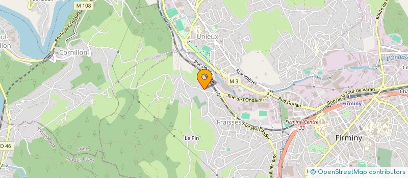 localisation de l'entreprise MONSIEUR ANDRE GIGNOUX  FRAISSES