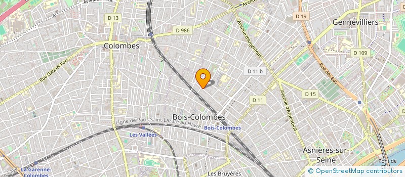 localisation de l'entreprise MONSIEUR ANDRE GILBERT à BOIS-COLOMBES