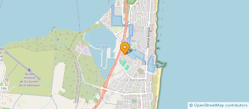 localisation de l'entreprise MONSIEUR ANDRE GILQUEL  LE BARCARES