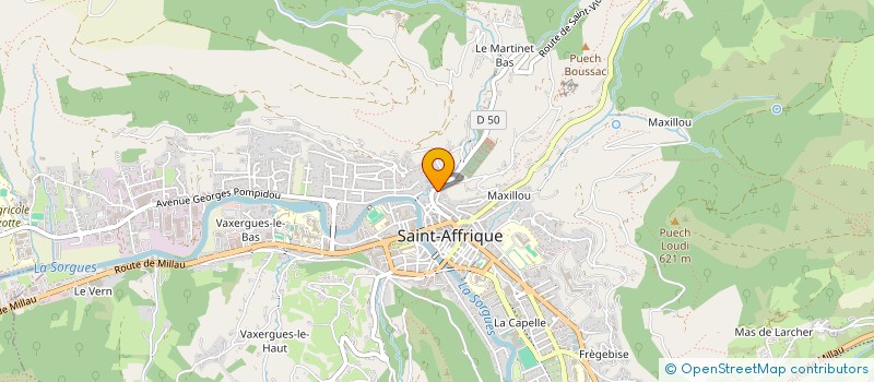 localisation de l'entreprise MONSIEUR ANDRE GIMENEZ à SAINT-AFFRIQUE
