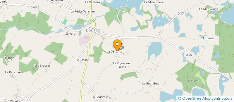 localisation de l'entreprise MONSIEUR ANDRE GIMONET à DOUADIC
