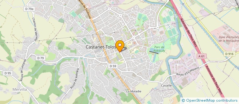 localisation de l'entreprise MONSIEUR ANDRE GIORDANO  CASTANET-TOLOSAN
