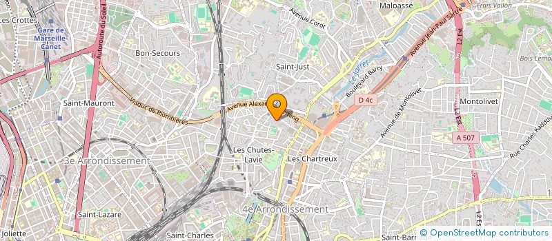 localisation de l'entreprise MONSIEUR ANDRE GIORDANO à MARSEILLE