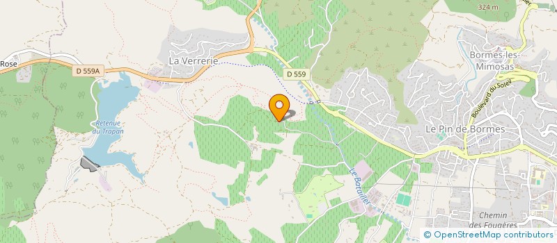 localisation de l'entreprise MONSIEUR ANDRE GIRAUD à BORMES-LES-MIMOSAS