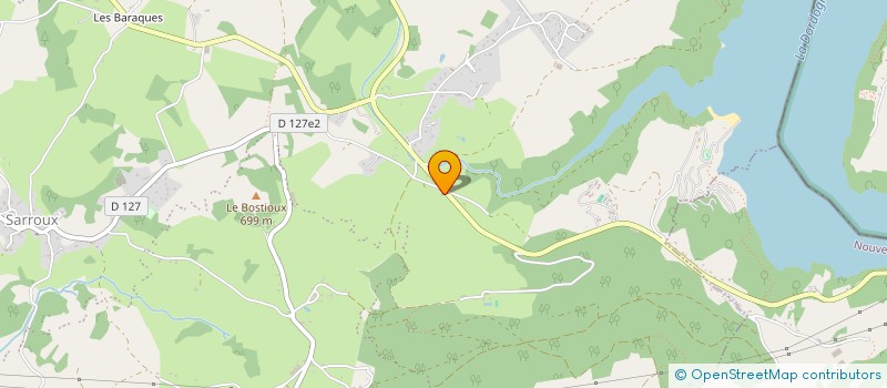 localisation de l'entreprise MONSIEUR ANDRE GIRAUD  SARROUX - SAINT JULIEN