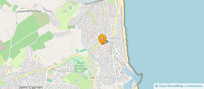 localisation de l'entreprise MONSIEUR ANDRE GIRO  SAINT-CYPRIEN