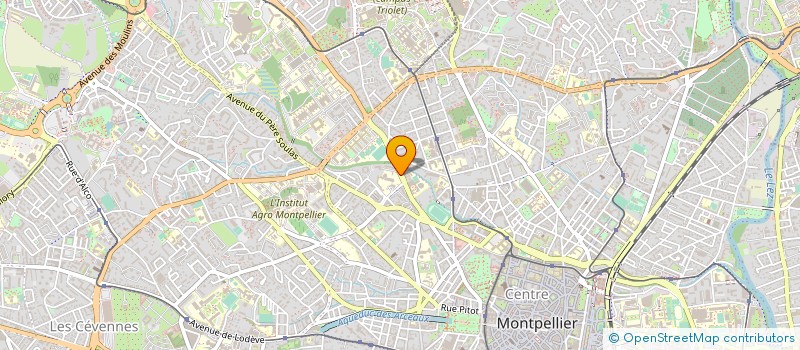 localisation de l'entreprise MONSIEUR ANDRE GNAD à MONTPELLIER