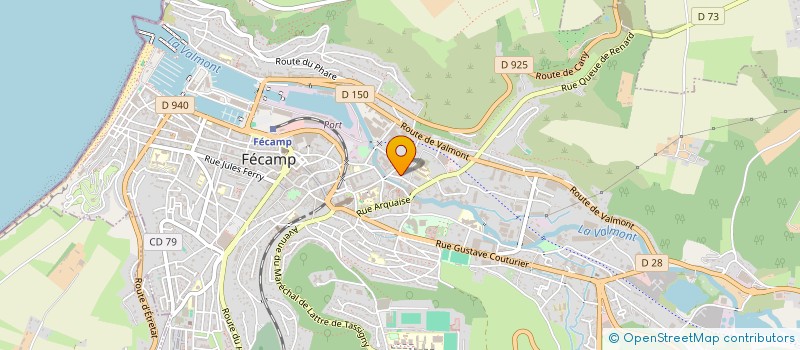 localisation de l'entreprise MONSIEUR ANDRE GODALIER  FECAMP